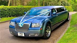 Chrysler 300c Limousine Wedding car. Click for more information.