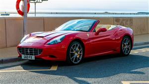Ferrari California Wedding car. Click for more information.