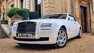 Rolls Royce Ghost Wedding car. Click for more information.