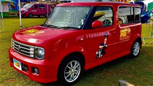 Nissan Postman Pat Mobile Cubic 3 Wedding car. Click for more information.
