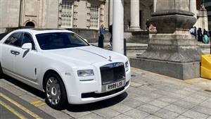 Rolls Royce Ghost Wedding car. Click for more information.