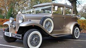 Badsworth Landaulette Wedding car. Click for more information.