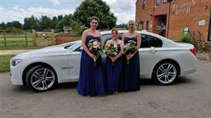 BMW 730Ld M-Sport Wedding car. Click for more information.