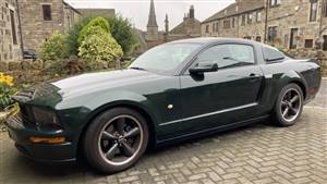 Ford Mustang Bullitt Wedding car. Click for more information.