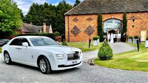 Rolls Royce Ghost Wedding car. Click for more information.
