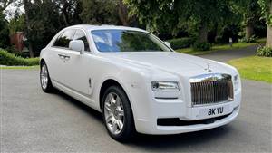 Rolls Royce Ghost Wedding car. Click for more information.