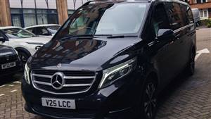 Mercedes V Class Landjet Wedding car. Click for more information.
