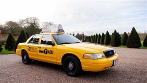 Ford Crown Victoria (NYC Taxi) Wedding car. Click for more information.