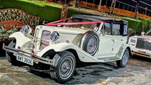 Beauford Classic Wedding car. Click for more information.