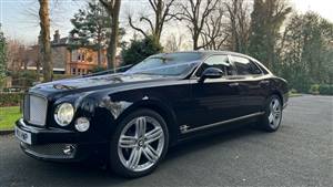 Bentley Mulsanne Wedding car. Click for more information.