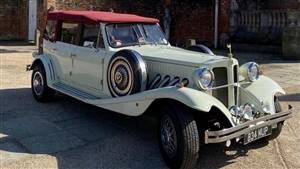 Beauford Tourer LWB Wedding car. Click for more information.