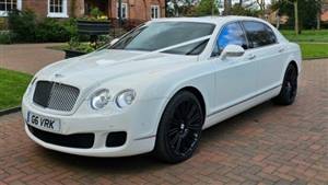 Bentley Continental Flying Spur Speed Wedding car. Click for more information.