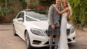 Mercedes S Class 350d L Executive Wedding car. Click for more information.