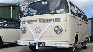 VW Campervan Wedding car. Click for more information.