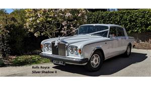 Rolls Royce Silver Shadow II Wedding car. Click for more information.