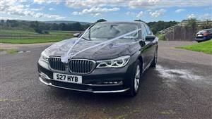 BMW 730d Wedding car. Click for more information.