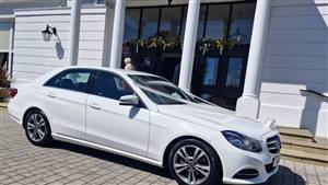 Mercedes-Benz E-Class Wedding car. Click for more information.
