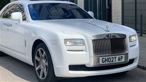 Rolls Royce Ghost Wedding car. Click for more information.