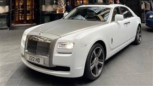 Rolls Royce Ghost Wedding car. Click for more information.