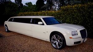 Chrysler 300c Limousine Wedding car. Click for more information.