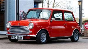Austin Mini Mayfair Wedding car. Click for more information.