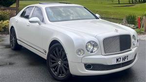 Bentley Mulsanne Wedding car. Click for more information.