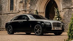 Rolls Royce Ghost Wedding car. Click for more information.