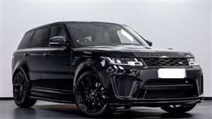 Range Rover Sport SVR Wedding car. Click for more information.