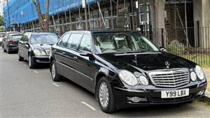 Mercedes E Class  Wedding car. Click for more information.