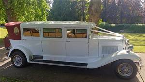 Bramwith Laundaulette Wedding car. Click for more information.