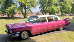 Cadillac Eldorado 75 Series Fleetwood Wedding car. Click for more information.