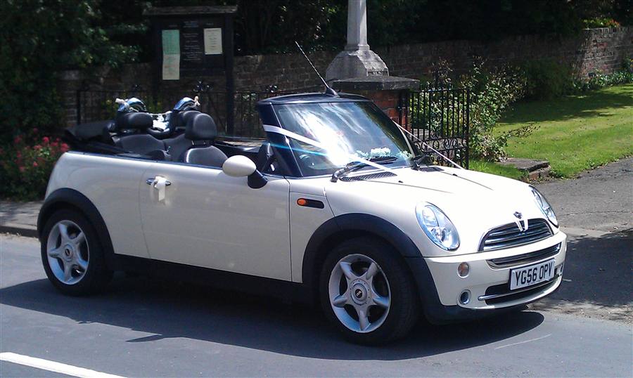 photographs of wedding cars